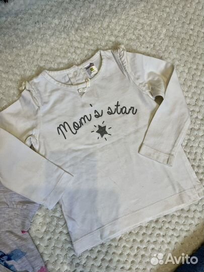 Одежда пакетом на девочку 74 80