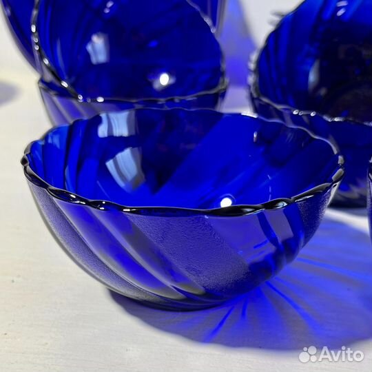 Столовый сервиз Duralex сапфир синяя на 6 персон