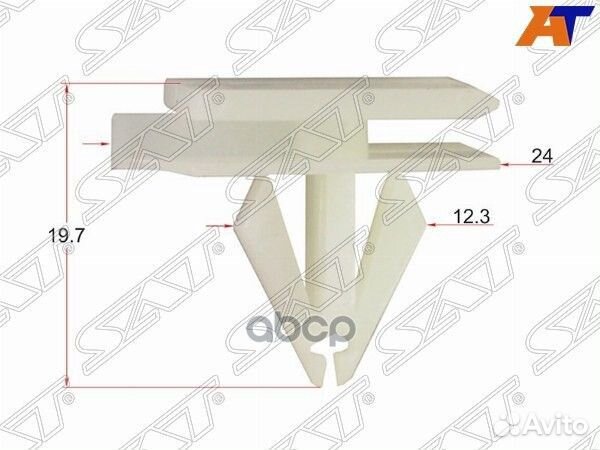 Клипса молдинга GM (1 шт.) stke102 Sat