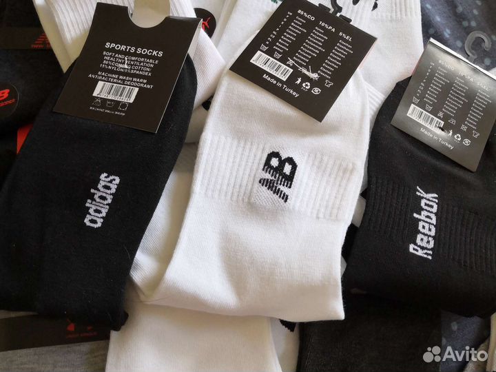 Носки Nike Adidas Puma Reebok Tommy