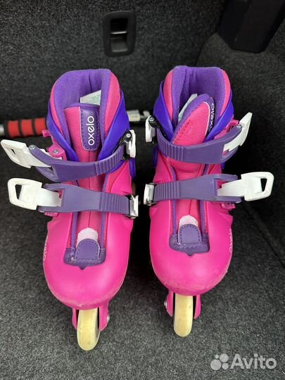 Роликовые Коньки детские раздвижные decatlon oxelo