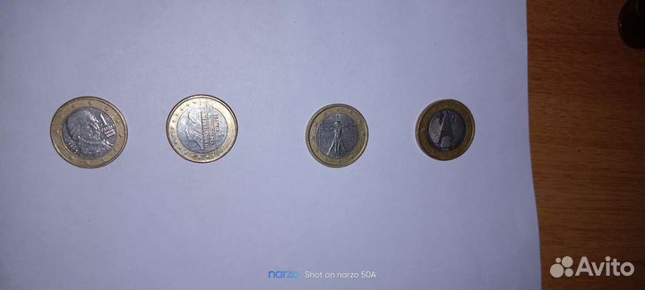 Монеты евро