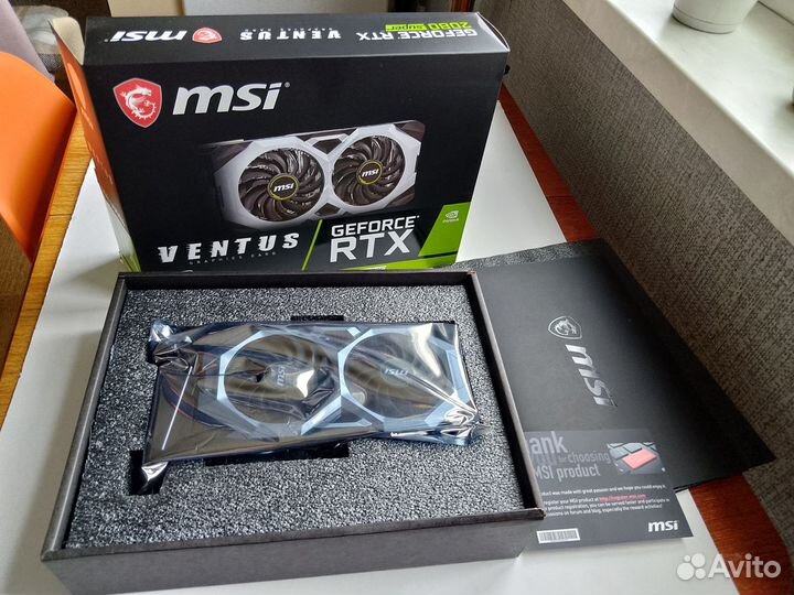 Новая Видеокарта MSI GeForce RTX 2080 Super ventus