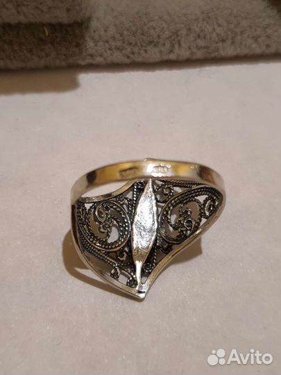 Кольцо серебро 925 пробы