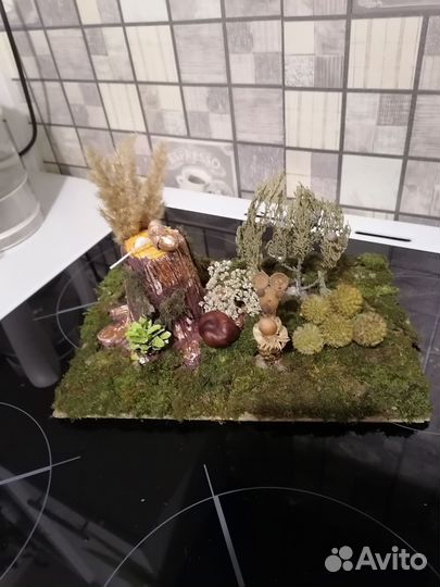 Поделки для сада и школы. Осень в лесу