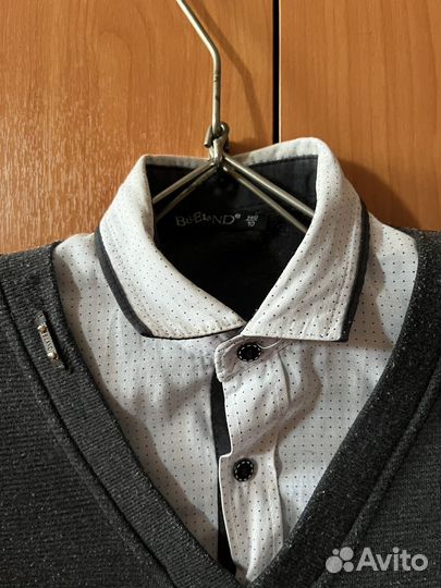 Джемпер обманка для мальчиков 140