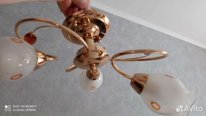 Люстра потолочная бу