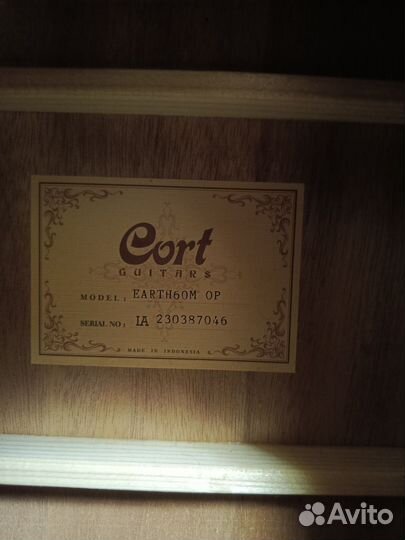 Акустическая гитара Cort earth 60m op