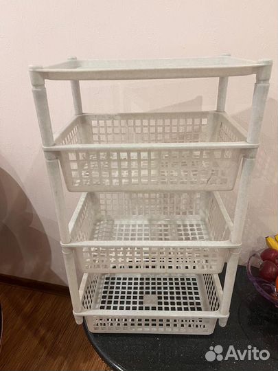 Этажерка пластик