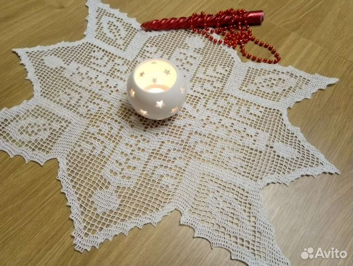 Салфетка вязаная