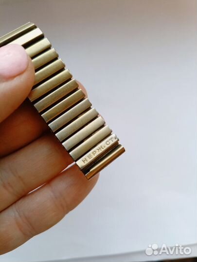 Часы СССР браслет нержавейка безразмерный 18 мм