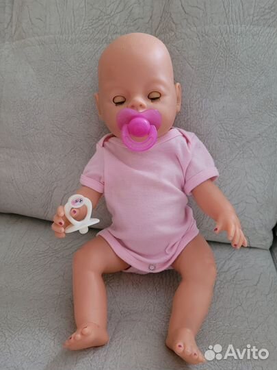 Беби Борн, кровать, тележка, глад.доска, хоз.набор