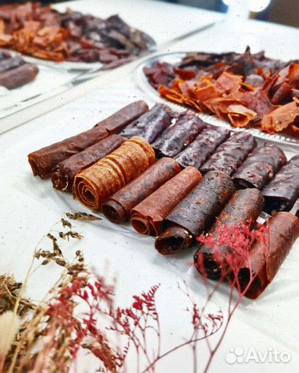 Пастила фруктовая домашняя без сахара