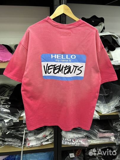 Футболка vetements оверсайз premium (хит 2024)