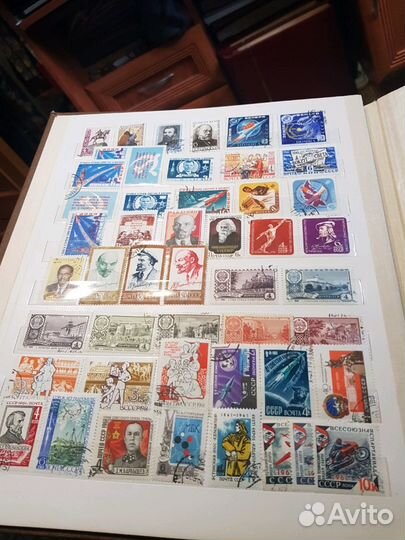 Потовые Марки СССР 1961-1967год гашеный альбом