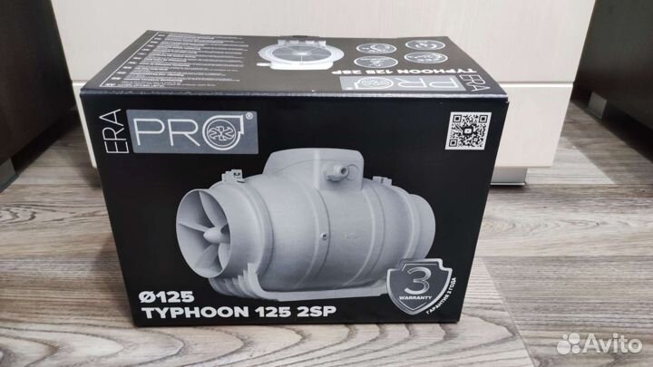 Канальный вентилятор typhoon 125 2SP