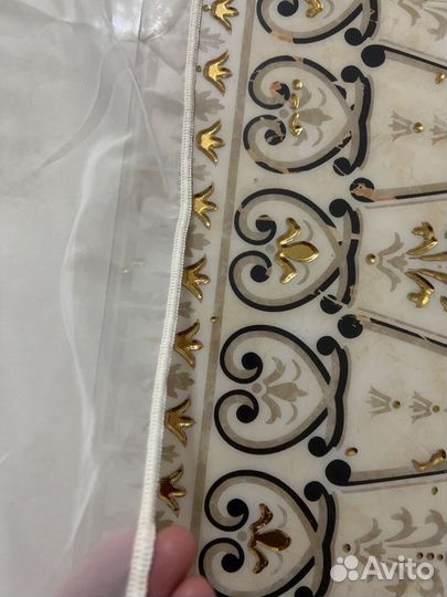 Тюль тонкая нежная белая. Новая. 280-260 см