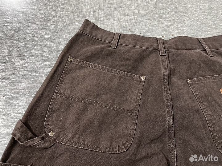 Брюки Carhartt WIP Double Knee Pant Dark Brown