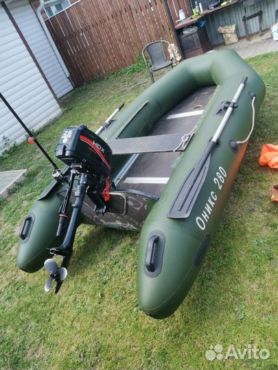 Лодка пвх оникс +мотор