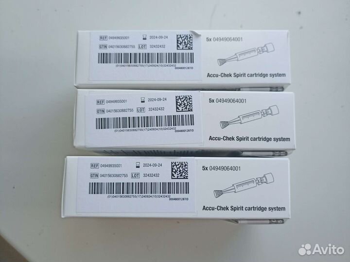 Картриджи для инсулиновой помпы