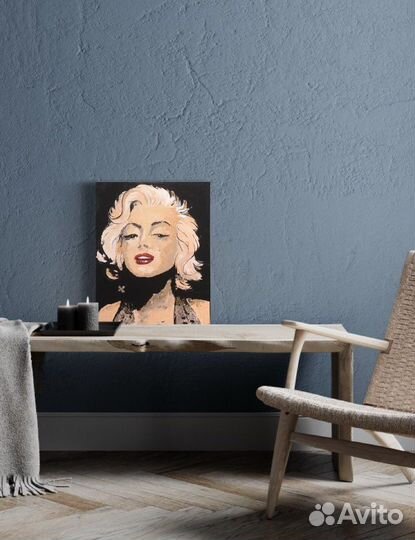 Картина, акрил. «Мэрилин Монро»