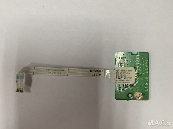 Кнопка включения ноутбука dell n7110