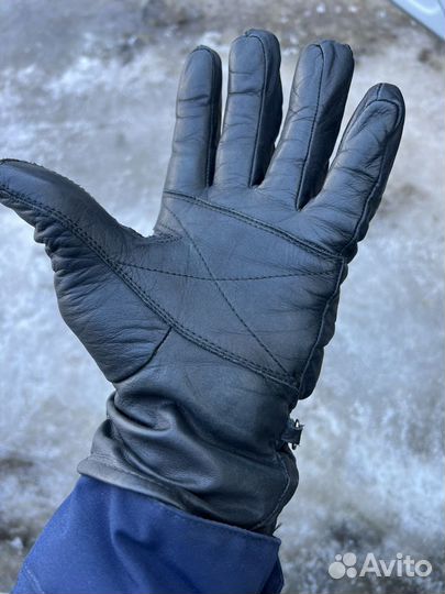 Мото перчатки кожанные Germas
