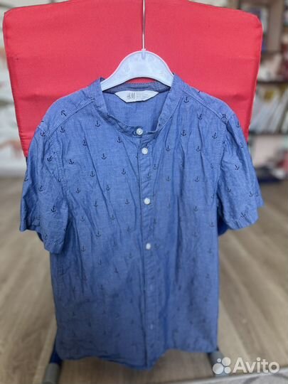 Рубашка на мальчика 134-140