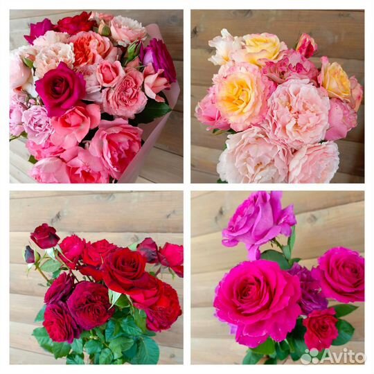 Букеты из садовых цветов Розы