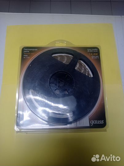 Светодиодная лента 5м Gauss 12В