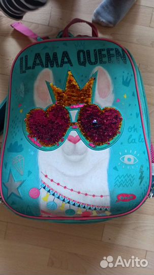 Рюкзак школьный ортопедический с пайетками