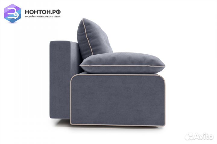 Диван еврокнижка Лестер темно-серый