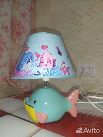 Лампа настольная детская