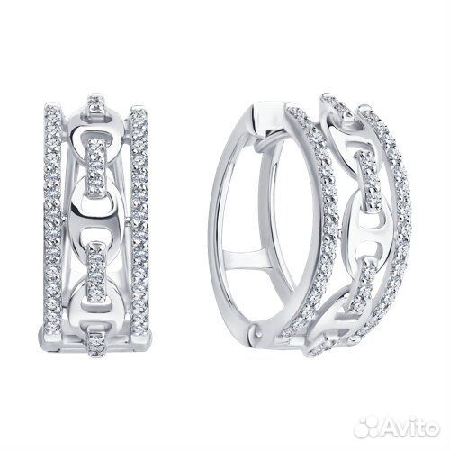 Серьги sokolov из золота, 1022413-3