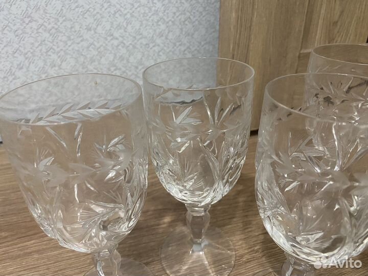 Фужеры хрустальные СССР