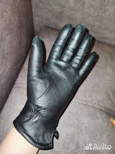 Перчатки женские натуральная кожа