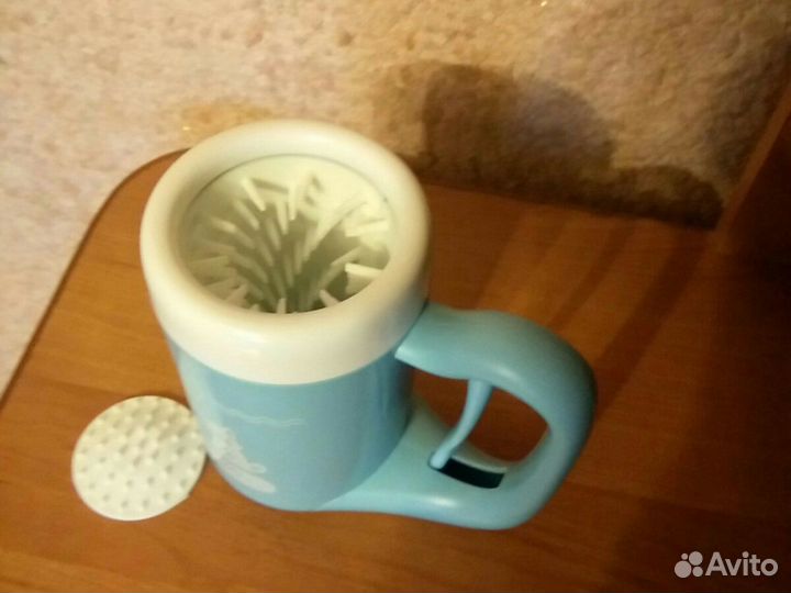 Лапомойка для мелких собак с механическим поворото