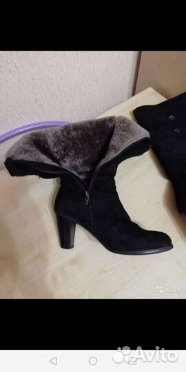 Сапоги зима 37