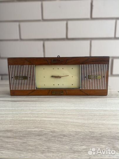 Настольные часы СССР Янтарь