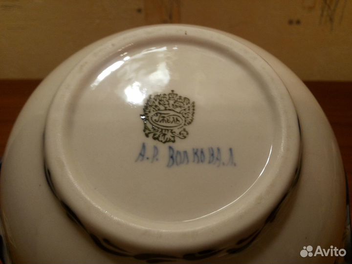 Салатник (гжель ручной авторской работы)