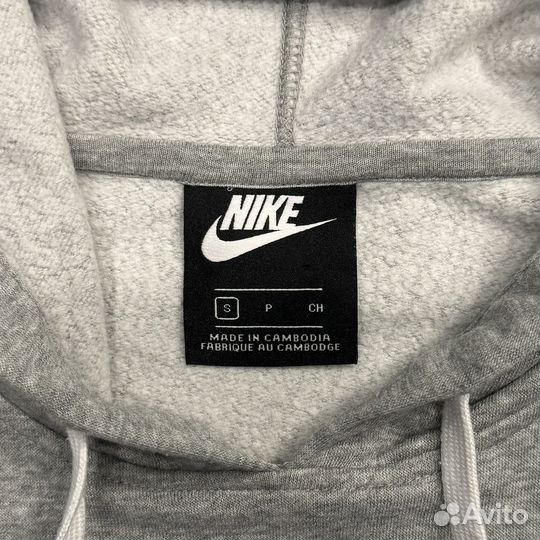 Толстовка худи nike оверсайз