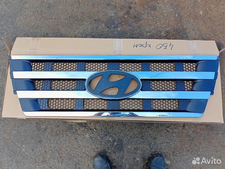 Решетка радиатора хром Hyundai HD 170-700, Gold, 8