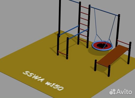 Воркаут площадка sswa 150 для взрослых и детей