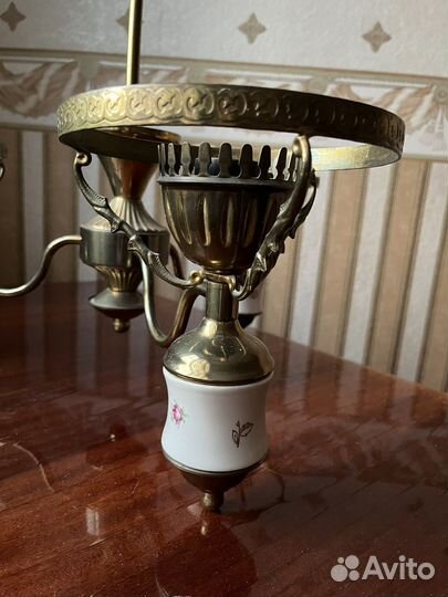 Люстра Румыния 70х без плафонов