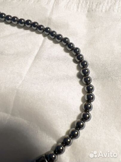 Ожерелье из гематита новое