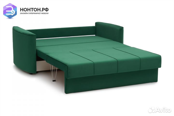 Диван еврокнижка Колибри изумрудный