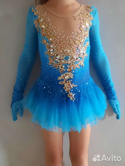 Платье для фигурного катания 116- 128