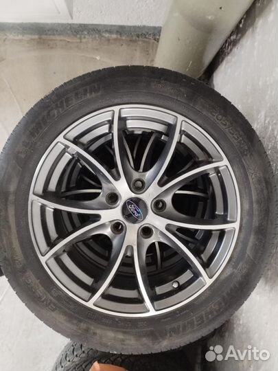 Колеса на литых дисках ford focus r16 205/55