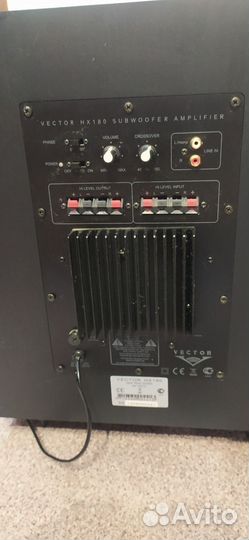 Активный сабвуфер vektor HX 180