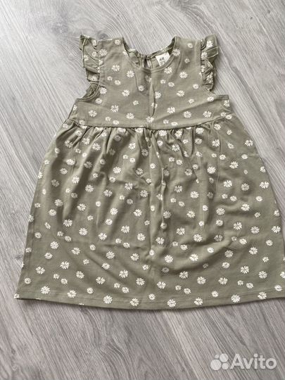 Платье летнее для девочки hm 86